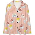 thumbnail image 4 of Top-kevin Cute Ghost Cherry Women's Long-Sleeve Shirt And Full-Length Bottom Pajama Set, 4 of 12