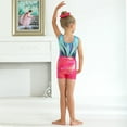 thumbnail image 3 of Girls Gymnastics Leotards with Shorts Kids Toddler Tumbling Outfits Sleeveless Sparkle Ballet Dance Activewear Leotard Biketards 5-14 Years, 3 of 9