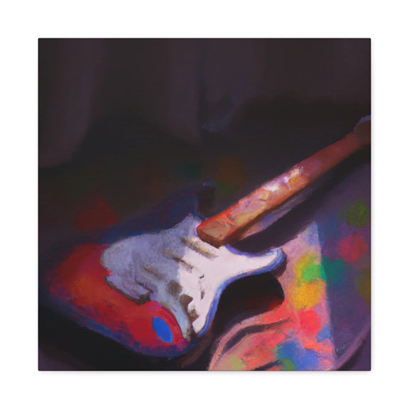 Fender in Fauvist Hues - Canvas