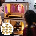 thumbnail image 2 of 10pcs Mini House Gold Ingot Miniature Gold Ingot Chinese Wealth Ingots Props, 2 of 4