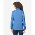 thumbnail image 3 of CORE365 CE73W Women's Venture Heathered Stripe Quarter-Zip Pullover-True Royal/ White-M, 3 of 6