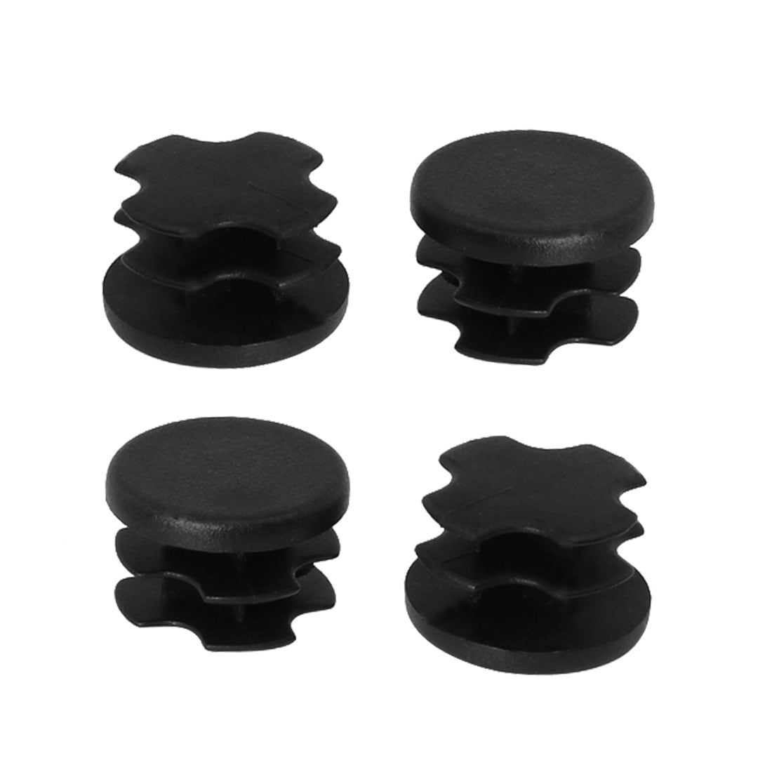 19mm 0.75' OD Plastic Tube Inserts Pipe 4pcs 0.63'-0.71' Inner Dia for Table Leg