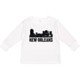 thumbnail image 3 of Inktastic New Orleans Skyline Grunge Boys or Girls Long Sleeve Toddler T-Shirt, 3 of 5
