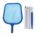 thumbnail image 2 of AuroraX Pool Skimmer Net Pool Leaf Rake Large 63in Shallow Depth Mesh Aluminum Pole Detachable Summer Pool Cleaning Supplies Blue, 2 of 6