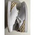 thumbnail image 1 of Ni - ke Ni - ke AIR JORDAN 1 LOW CENTRE COURT WHITE GOLD CASUAL SHOES 2022 MENS 8.5 NEAR DS, 1 of 5