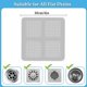 thumbnail image 2 of 50Pcs Disposable Shower Drain Hair Catcher, 4" X 4" Square Shower Floor Drain, 2 of 5