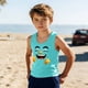 thumbnail image 2 of Niño Pequeño Niños Camisola 3-15 Años Niños sin Mangas Gradiente Impresión Tela Suave para la Fiesta de Boda en Casa, 2 of 6