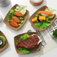thumbnail image 4 of Miangastore Toyvian 50PCS Take Out Containers Easy Fold Box Paper Box Lunch Salad Carton for Party, 4 of 8