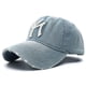 thumbnail image 3 of 2023 New Luxury Brand MY Embroidery Washed Denim Baseball Cap Men's High Quality Black Retro Y2K Daddy Hat Gorras Hombre, 3 of 5