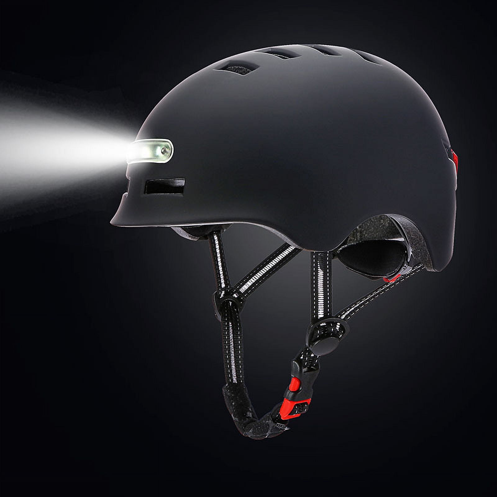 Smart Skateboard Bicycle Helmet with Light Riding Road Car Driving Mountain Bike Cave Exploration Sports