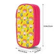 thumbnail image 3 of Rugrats Pencil Case Durable Pen Carrying Case Lightweight Pencil Bag Pouch Box Organizer Pencase Pink, 3 of 8