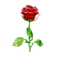 thumbnail image 2 of Adorno para quemador de incienso de rosas, regalos hechos a mano, decoración para el hogar, incienso decorativo único Rojo, 2 of 9