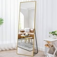 thumbnail image 5 of Full Length Floor Mirror Standing Rectangle Gold 65"x22", 5 of 9
