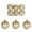 Gold, variant on Kbndieu 6Pcs 2.36" Christmas Ball Ornaments White Christmas Tree Decorations Ornaments Set Shatterproof Plastic Christmas Decor Hanging Baubles for Xmas Tree Home Party
