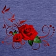 thumbnail image 3 of CafePress - Red Roses Women's Deluxe T Shirt - Womens Tri-blend T-Shirt, 3 of 4