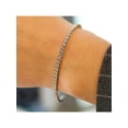 thumbnail image 5 of Rachel Koen Prong Set Diamond Tennis Bracelet 14K White Gold 3.12Cttw 7 Inches, 5 of 6