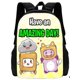 thumbnail image 2 of Lankybox Box Design Simple and Cute Backpack - Student Backpack Computer Backpack, 2 of 4