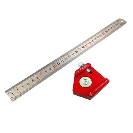 

Woodworking Scriber Ruler Positioning Block Parallel Ruler for The