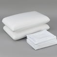 thumbnail image 2 of DUOSONG Cooling With Heiq Bedding Bundle Full: Memory Foam Pillow, Sheet Set, Mattress Protector White Cotton Household Supplies & Décor Bedding Bedding Sets, 2 of 5