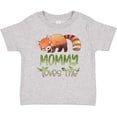 thumbnail image 3 of Inktastic Mommy Loves Me Cute Red Panda Boys or Girls Baby T-Shirt, 3 of 5