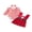 Crimson, variant on Newborn Baby Girl Christmas Outfit Long Sleeve Romper Santa Embroidery Tulle Star Patchwork Dress Bow Headband 3 Piece Set Infant Christmas Dress Fall Winter Clothes Set 0-24M