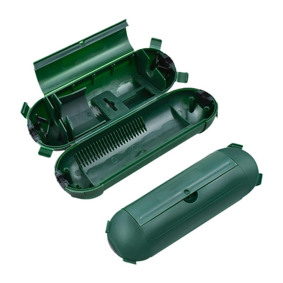 Cable de extensión de 2 piezas Cubierta segura, herramienta de enchufe de enchufe de caja de cable de extensión para AWG 14/12/16/18 CONEJOS PROTECTOR Verde
