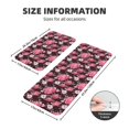 thumbnail image 2 of Honeii Rose Flowers Print Kitchen Mat [2 PCS] for Floor, Waterproof Non-Slip Rugs, Kitchen Decor,Standing Mat for Floor,Office, Sink, Laundry, 2 of 6