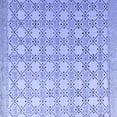 thumbnail image 1 of Ahgly Company Machine Washable Indoor Square Abstract Blue Modern Area Rugs, 3' Square, 1 of 4