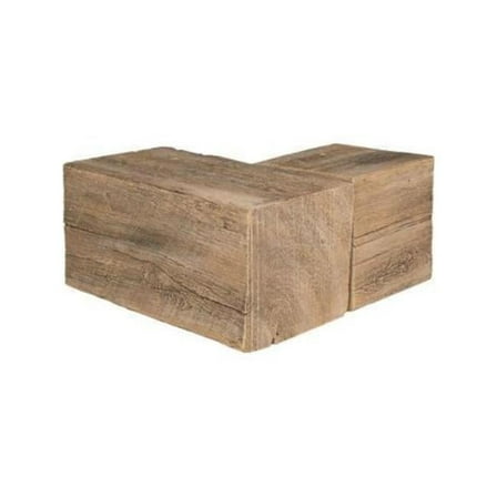 Grist Mill Corner Fireplace Mantel, Pale Honey