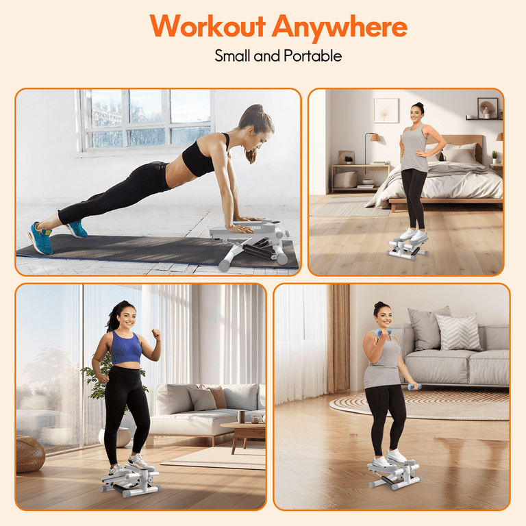 ELCTRTICI Steppers For Exercise - Mini Stair Stepper Machine With