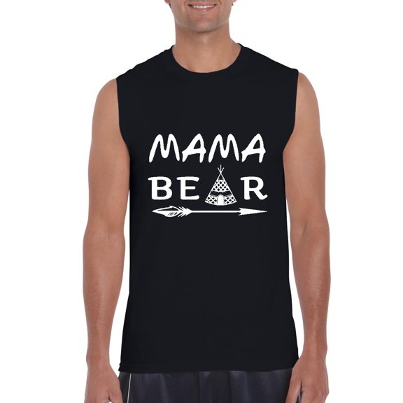 NIB - Men's Graphic T-Shirt Sleeveless - Mama Bear