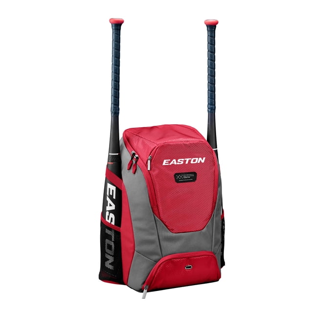 Mochila Easton DUGOUT Bolsa de Equipamiento con Compartimento para Zapatos Roja