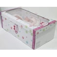 thumbnail image 6 of JC Toys, La Newborn Nursery 15.5" Soft Body Baby Doll 8 piece Gift Set-Deluxe Carry Fabric Basket-with Accessories-Pink Elephant Theme-Ages 2+, 6 of 6