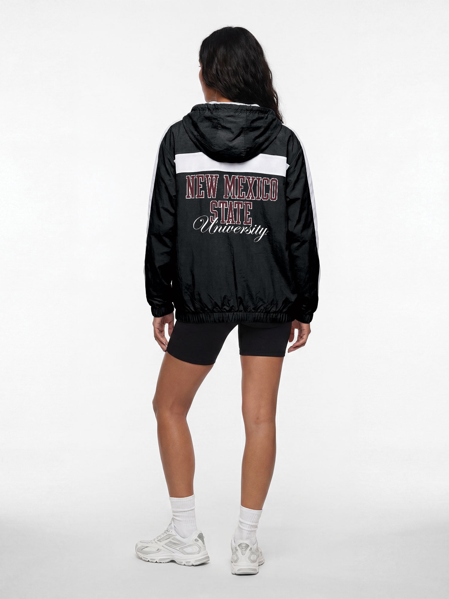 New Mexico State Aggies Reebok Womens Colorblocked Full Zip Jacket