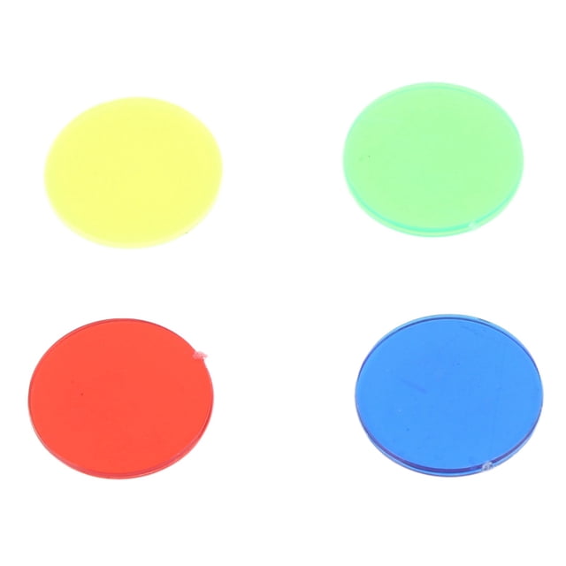 Game Token Disc, 100Pcs Board Game Counting Disk Round 0.6in Diameter For School