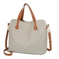 thumbnail image 2 of NOKIO Female One-Shoulder Tote Bag, Ladies One-Shoulder Convertible Bag Fashion Simplicity Bag Women Leather Color Crossbody Bag Zipper Bag Shoulder Bag Hand Bag, 2 of 8