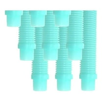 9 Pack Universal Pool Cleaner Suction Hose Inches Long Aqua Color for Kreepy Krauly, Baracuda G3/G4, Navigator, & More Universal Fit