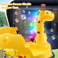 thumbnail image 3 of Funcid 12V Electric Giraffe Bumper Car for Toddler, Baby Bumper Car with Remote Control, Kids Ride on Toy for Boys Girls 2+, 360° Spin, LED Lights, Music, Yellow, 3 of 10