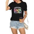 thumbnail image 1 of Welcome Back to School Shirts for Teacher Women Teachers Students First Day of School Tees Teachers Life T-Shirt, 1 of 5