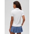 thumbnail image 2 of CRZ YOGA Short Sleeve Golf Polo Shirts UPF 50+ Tops for Women, 2 of 6