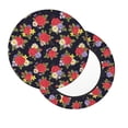 thumbnail image 3 of Goofa Red Rose Flower Printed Stool Covers Round, Waterproof Round Bar Stool Covers Anti-Slip Round Bar Stool Seat Cover with Elastic Bands Durable -12 inch, 3 of 7