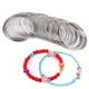thumbnail image 5 of Brazalete de alambre de joyería de 100 círculos, fabricación de pulseras, envoltura de alambre de abalorios, fabricación de joyas DIY, Ropa, zapatos y accesorios Miscelánea chapado en blanco Minnieouse HA2546-01B, 5 of 6