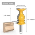 thumbnail image 5 of Woodworking Router Bit Straight Slot Milling Cutter 1/2 Inch Straight Router Bit, 5 of 11