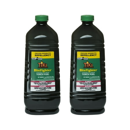 Citronella Torch Fuel - TIKI® Brand 100 oz. BiteFighter Torch Fuel with Easy Pour System 2-pack
