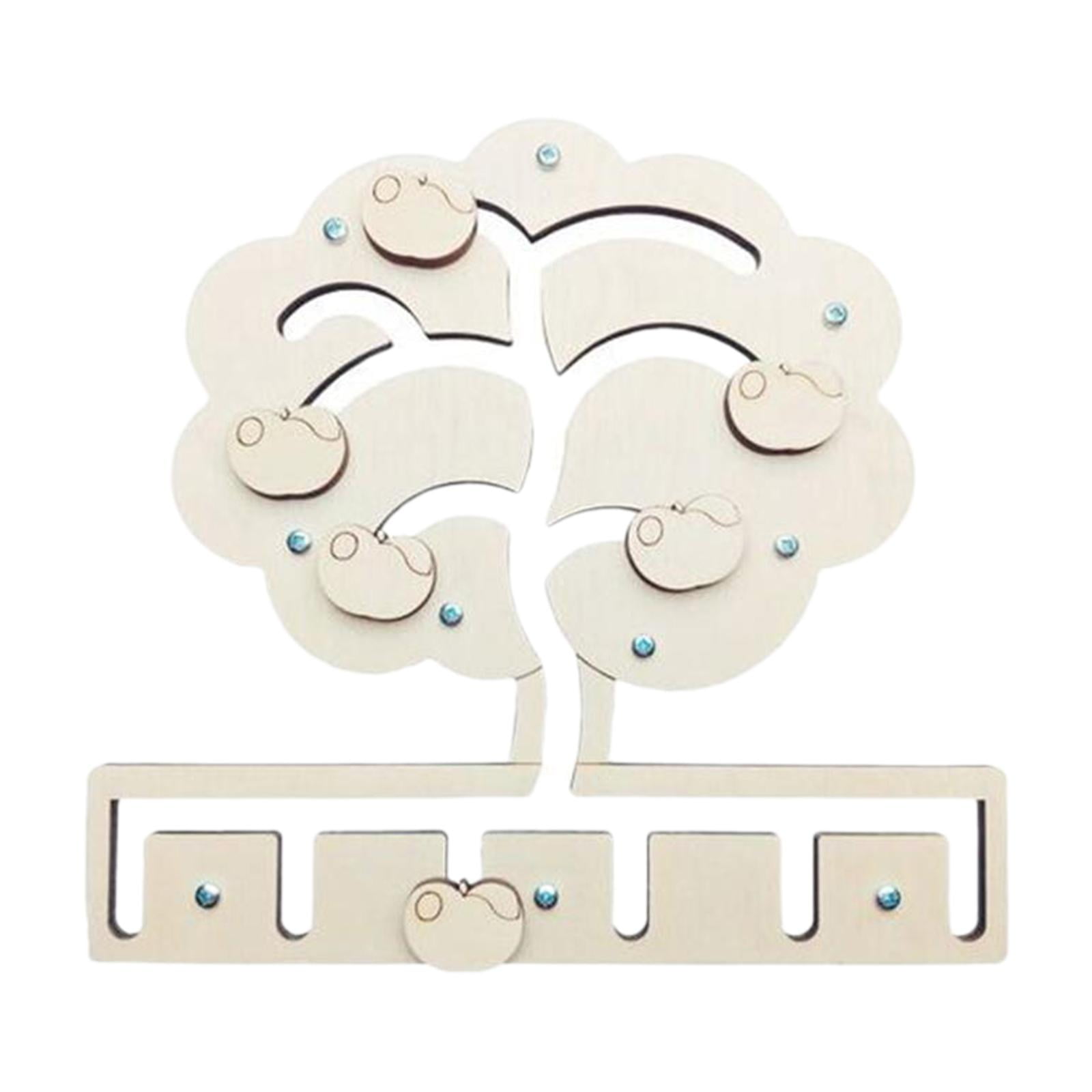 figatia Busy Board Sensory Toy Wooden Sensory Board Accessories