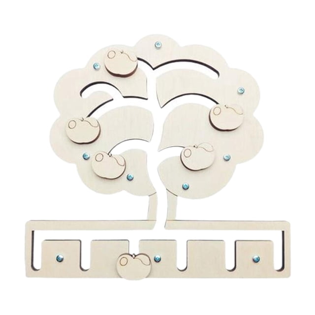 Tablero interactivo para niños pequeños, juego de construcción, juguete táctil, desarrollo cognitivo árbol