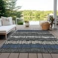 thumbnail image 6 of Addison Rugs Chantille Indoor/Outdoor Transitional Stripes Charcoal Washable Rectangle Rug, 2'6" x 3'10", 6 of 6