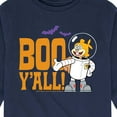 thumbnail image 3 of SpongeBob SquarePants - Sandy Boo Y'all - Toddler And Youth Long Sleeve Graphic T-Shirt, 3 of 6
