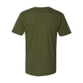 thumbnail image 2 of American Apparel Fine Jersey V-Neck Tee, XS, Olive, 2 of 2