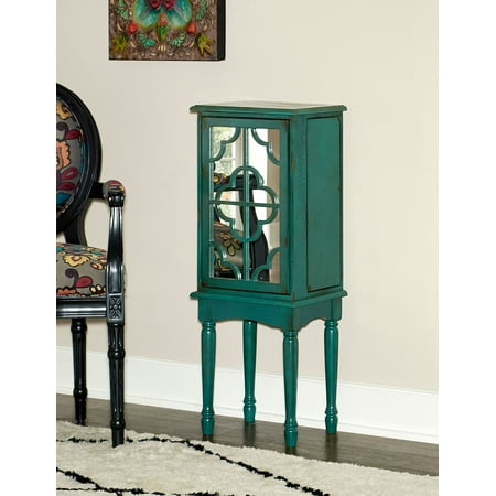 Mazie Jewelry Armoire, Teal